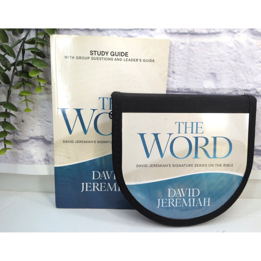 NEW LOT 2🚨Dr David Jeremiah THE WORD Signature Series Bible CD Audio StudyGuide